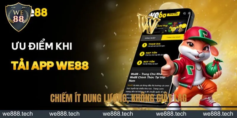 Chiếm ít dung lượng, không giật lag Chiếm ít dung lượng, không giật lag