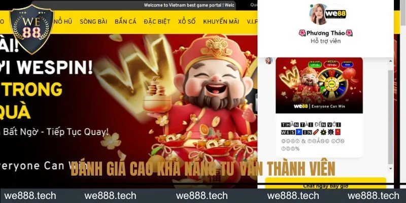 Đánh giá cao khả năng tư vấn thành viên